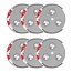 XSense Magnetische montageset RMAX-45 – 6-pack – 45mm