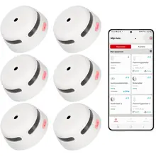 X-Sense XS01-WX Rookmelder – Slimme melder WiFi – 6-pack
