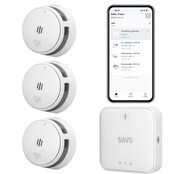 SAVS Linksmart® bundel – 3 Rookmelders en Gateway