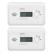 SAVS C10-W Koolmonoxidemelder 2-pack – Draadloos koppelbaar – LinkSmart®