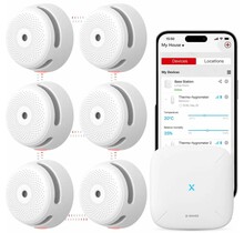 X-Sense Link+ Pro bundel – 6 Slimme rookmelders en Base Station