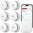 X-Sense Link+ Pro bundel – 6 Slimme rookmelders en Base Station