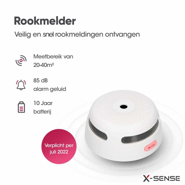 X-Sense XS01 Rookmelder – Compact design