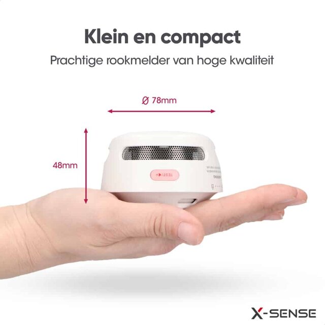 X-Sense XS01 Rookmelder – Compact design