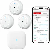 X-Sense Smart Watermelder bundel – 3 Watermelders en Base Station