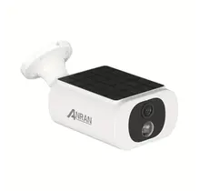 ANRAN Zonne-Energie Buitenshuis Beveiligingscamera met Draadloos, PIR Mensdetectie, 355° Pan-Tilt, Tweeweg Audio, Waterdicht, voor Thuis/Zak/Deurbel/Camera -