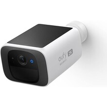 eufy Security SoloCam S220, camerabewaking buiten, 2K-resolutie, bewakingscamera voor buiten, accu, zonne-energie, 2,4 GHz WLAN, zonder ABO, zonder maandelijkse kosten, gratis gebruik
