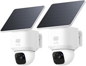 eufy eufyCam Solo E30 Bewakingscamera, set van 2, outdoor bewakingscamera op zonne-energie, 360 graden draaibaar, KI-tracking, 2K-kwaliteit, draadloos, eufy beveiligingscamera, zonder ABO-kosten
