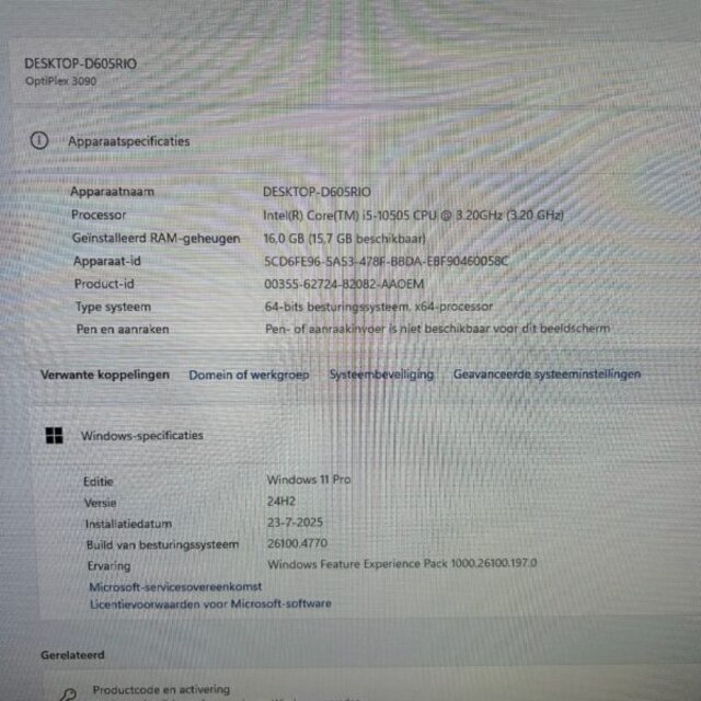 Dell OptiPlex 3090 – i5-10505 – 16GB – 1TB