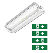 LED Noodverlichting 3W Opbouw met zelftest
