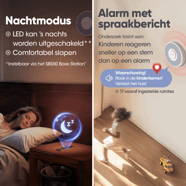 X-Sense XS0B-MR Slimme Rookmelder bundel 6 pack Link+ Pro – Gesproken meldingen