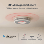 X-Sense XS0B-MR Slimme Rookmelder bundel 6 pack Link+ Pro – Gesproken meldingen