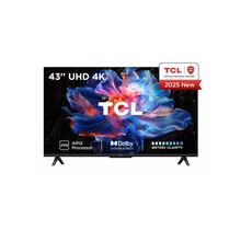 TCL 43V6C | 43" 4K Ultra HD DLED Smart TV | Google TV | Dolby Vision | 60Hz | HDMI 2.1