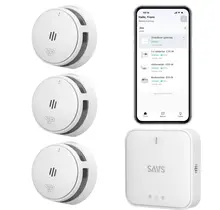 SAVS Linksmart® bundel – 3 Rookmelders en Gateway