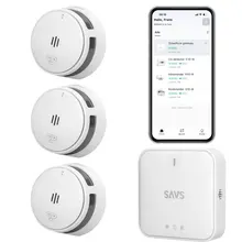 SAVS Linksmart® bundel – 3 Rookmelders en Gateway