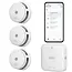 SAVS SAVS Linksmart® bundel – 3 Rookmelders en Gateway
