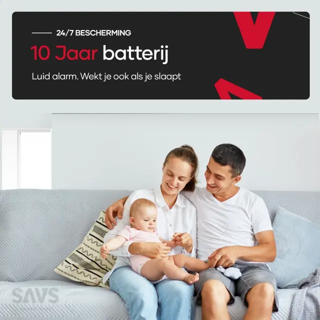 SAVS Linksmart® bundel – 3 Rookmelders en Gateway