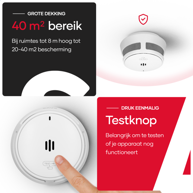 SAVS Linksmart® bundel – 3 Rookmelders en Gateway