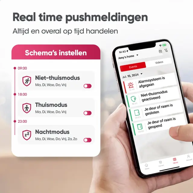 X-Sense HS08X draadloos Smart Home beveiligingssysteem XL