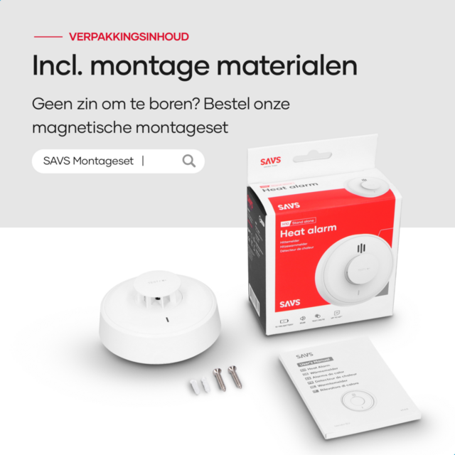 SAVS H10-W Hittemelder – Draadloos koppelbaar – LinkSmart®