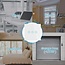 Nedis Slimme Wifi Schakelaar voor Rolluik, Gordijnen of Zonnescherm – 86x86x36mm – Tot 300W – Wit