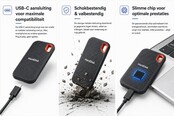 Externe harde schijf 1 TB - USB-C 2.0/3.0 - Lichtgewicht model - HDD