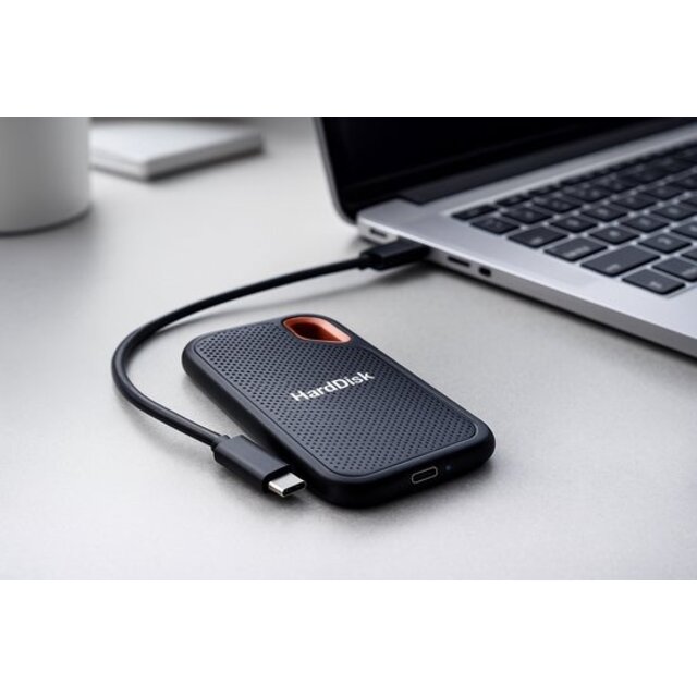 Externe harde schijf 1 TB - USB-C 2.0/3.0 - Lichtgewicht model - HDD