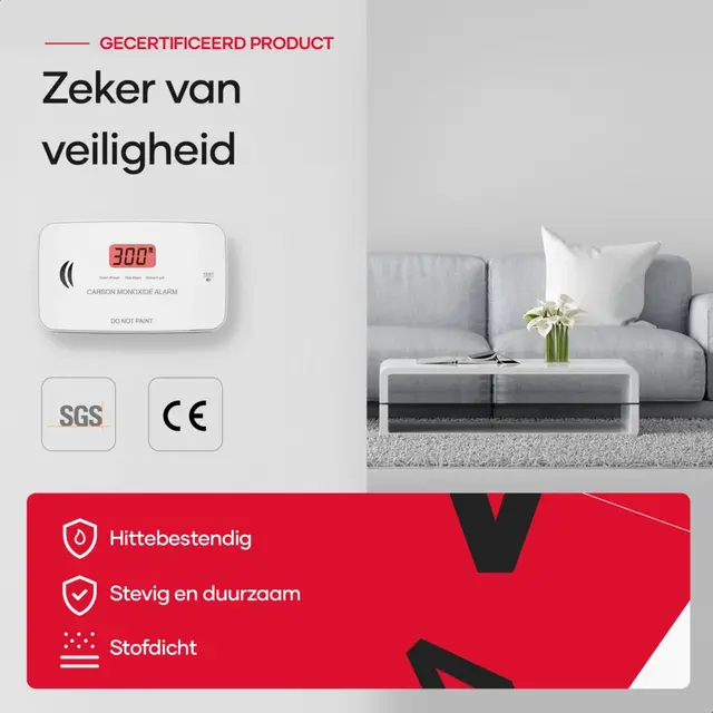 SAVS CO08 Solo Koolmonoxidemelder 4-pack – Solo
