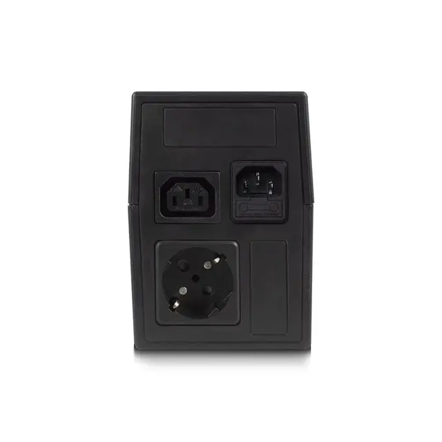 ACT AC2305 Line-Interactive UPS | 600 VA | 2 Stopcontacten (1x C13, 1x Type F) | AVR Spanningstabilisatie | Bescherming tegen Stroomstoringen