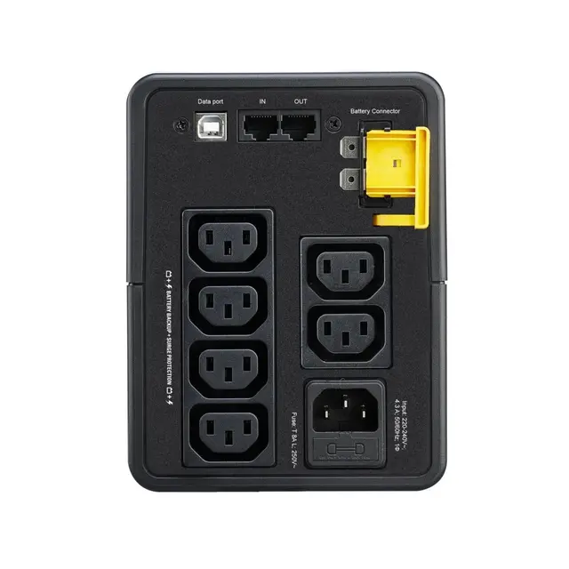 APC Back-UPS BX950MI | 950 VA | 6 Stopcontacten | Automatische Spanningcorrectie | Bescherming Tegen Stroompieken