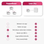 X-Sense Link+ Pro bundel – 2 Slimme rookmelders, 1 Koolmonoxidemelder en Base Station