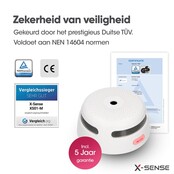 X-Sense Link+ Pro bundel – 2 Slimme rookmelders, 1 Koolmonoxidemelder en Base Station