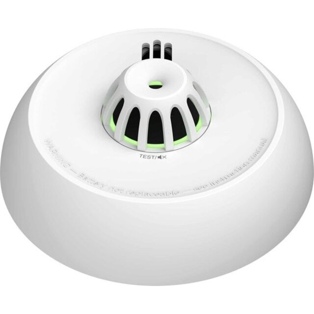 M Draadloos koppelbare hittemelder met WiFi - 7 jaar batterij – Keukenmelder - Werkt via app - Voldoet aan Europese norm - Link+ Pro - Brandalarm – Warmtemelder