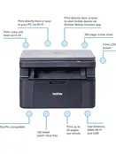 Brother DCP-L1640W | A4 | 600 × 600 DPI | Wi-Fi | Zwart-wit Multifunctionele Laserprinter