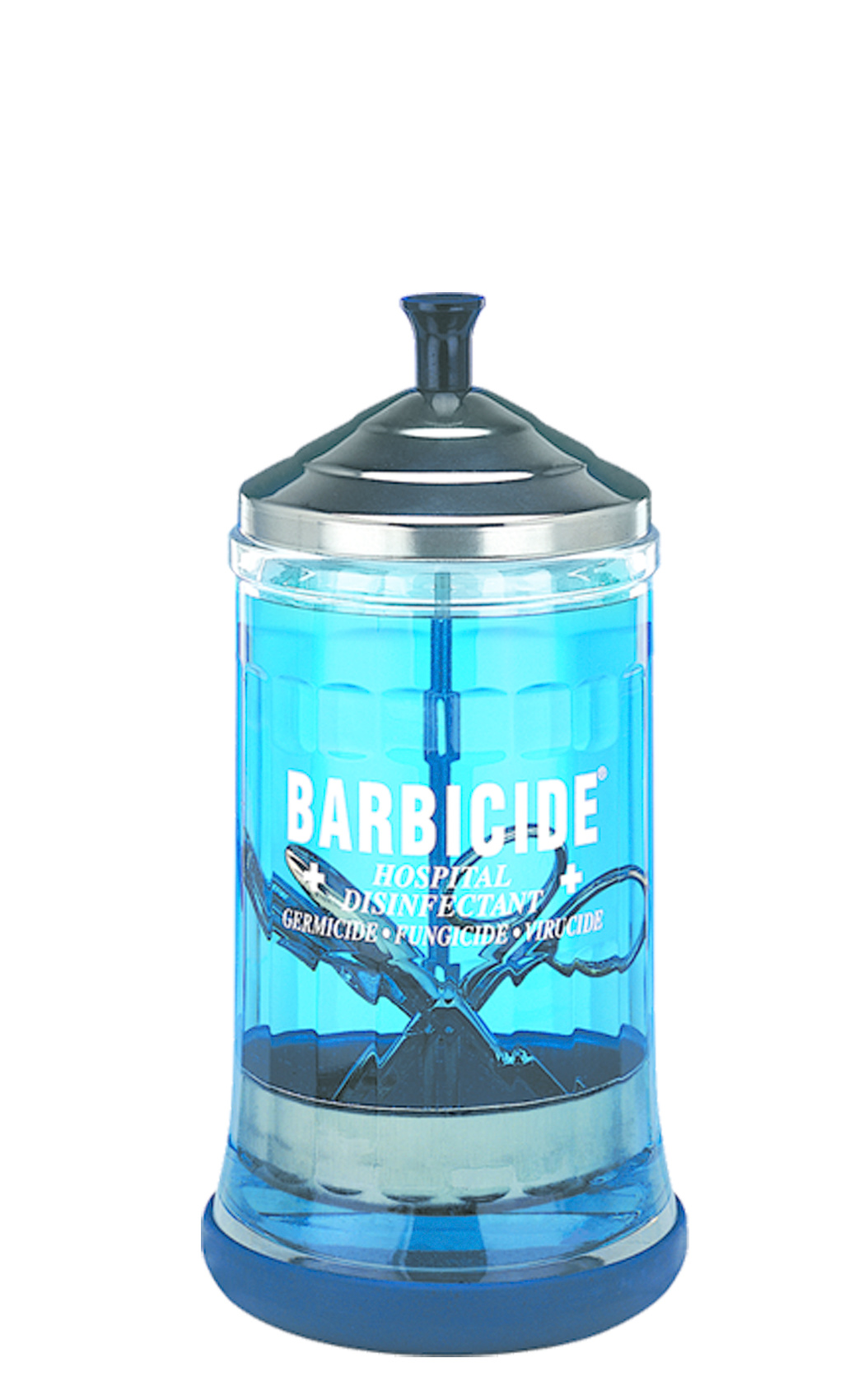 Barbicide Manicure Barbicide Desinfectieflacon Roestvrij Edelstaal Dompelaar - 630ml.