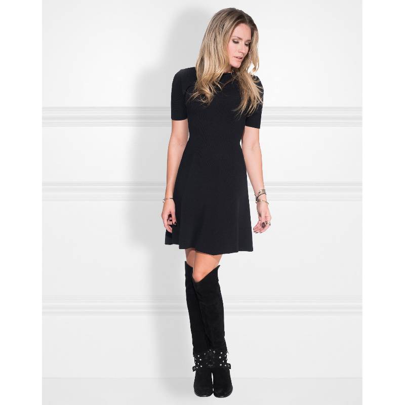 Jurk SsCapuchon Nikkie Zwarte Ventura Fashion 4LAj53Rq