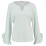 Studio Anneloes Wit met groen gestipt shirt Sita Dot