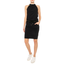 Zip73 Zwarte mouwloze jurk