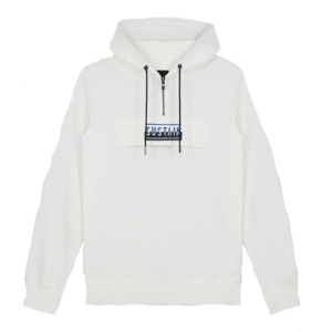 basic witte hoodie