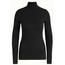 King Louie Zwarte rollneck Uni Rib