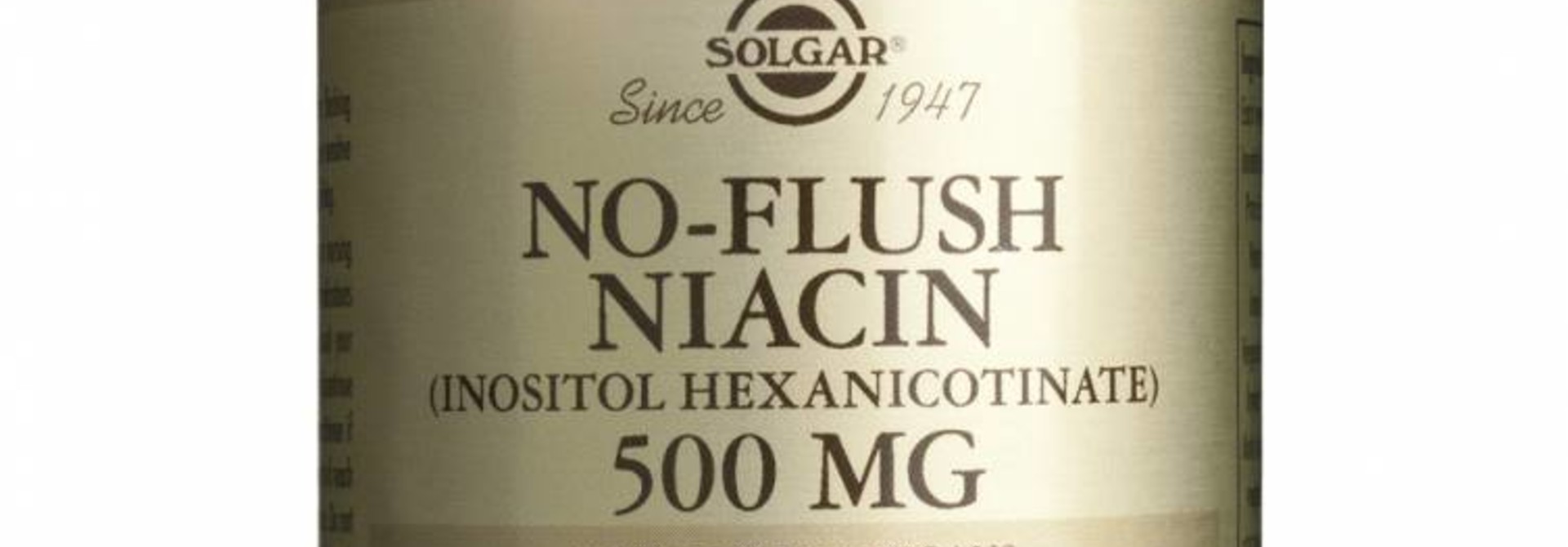 No-Flush Niacin 500 mg 50 plantaardige capsules