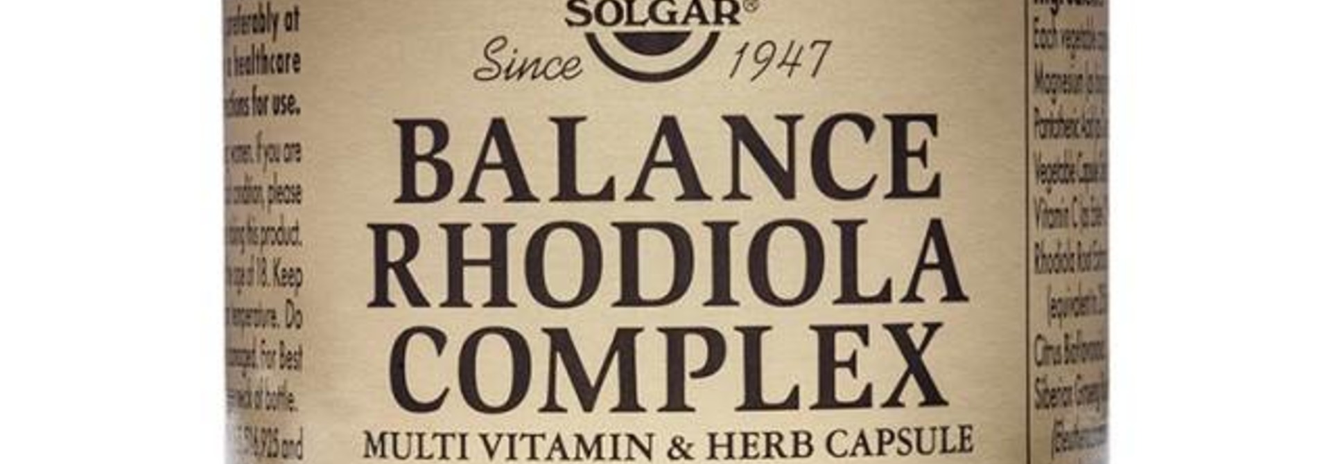 Balance Rhodiola Complex 60 plantaardige capsules