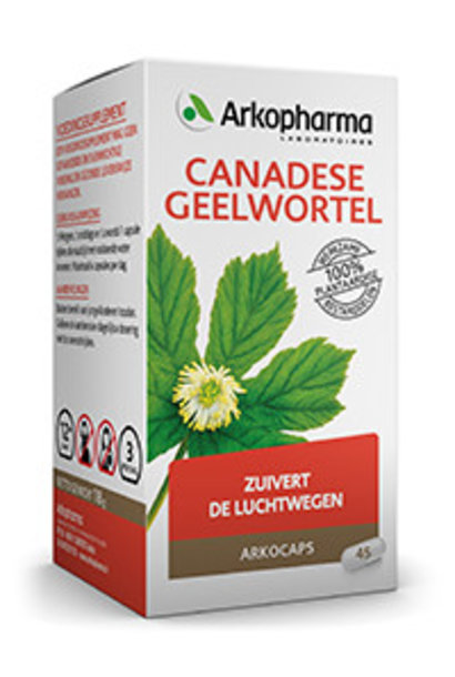 Canadese geelwortel 45 capsules