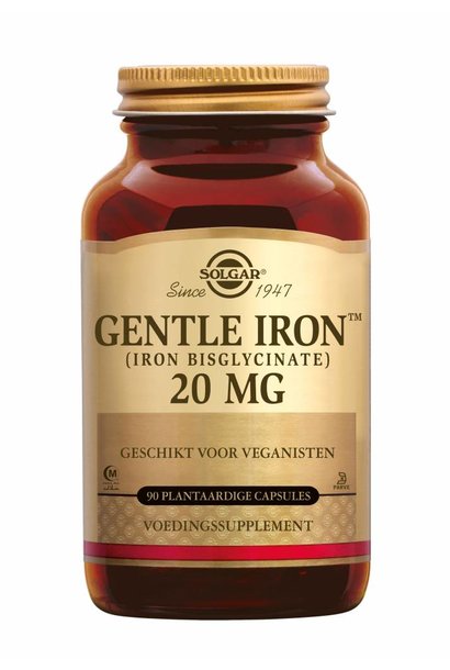 Gentle Iron 20 mg 90 plantaardige capsules