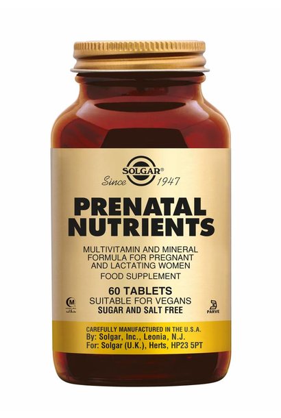 Prenatal Nutrients 60 tabletten