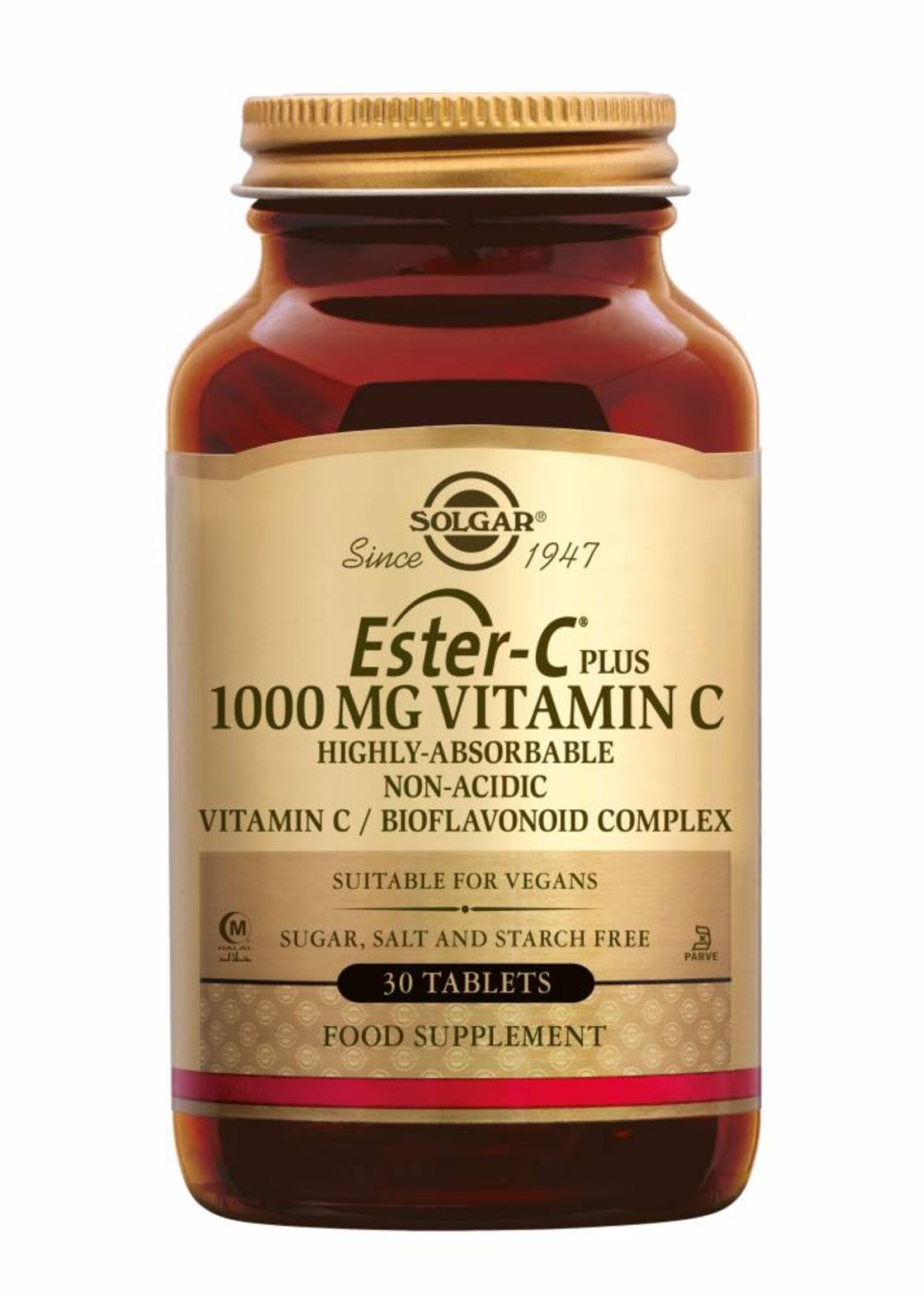 Solgar Ester-C® Plus 1000 mg 30 tabletten