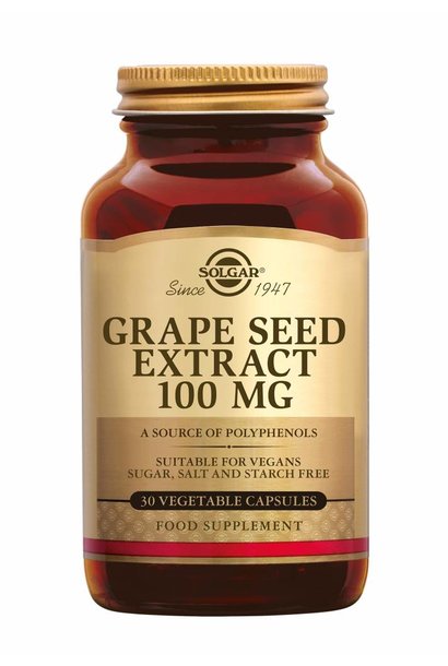 Grape Seed Extract 100 mg 30 plantaardige capsules