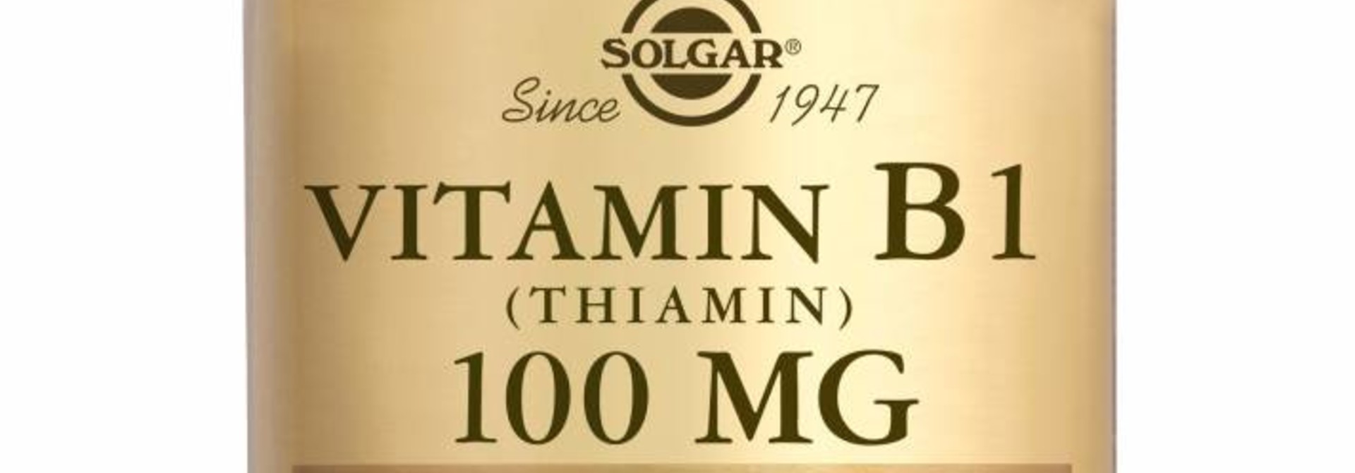 Vitamin B-1 100 mg 100 plantaardige capsules