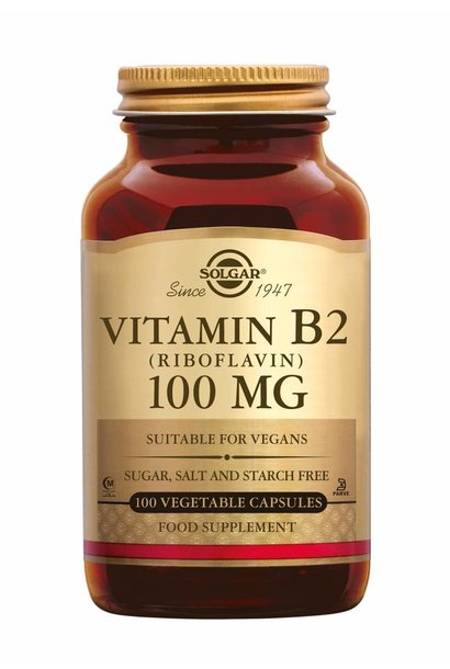 Vitamin B-2 100 mg 100 plantaardige capsules