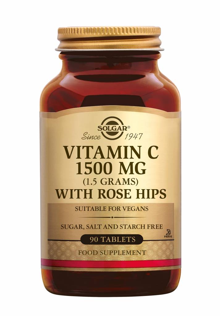 Vitamin C with Rose Hips 1500 mg 90 tabletten-1